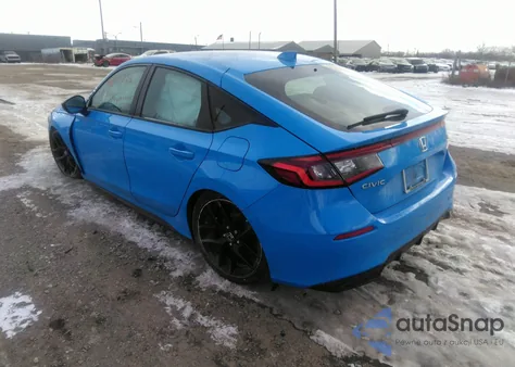 2022 Honda Civic Sport из США, поврежденный, VIN 19XFL2H8XNE012176